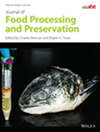 Journal Of Food Processing And Preservation