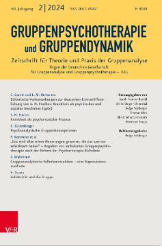 Gruppenpsychotherapie Und Gruppendynamik