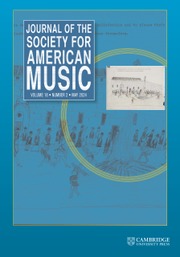 Journal Of The Society For American Music