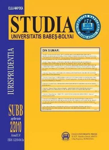 Studia Universitatis Babes-bolyai Philosophia