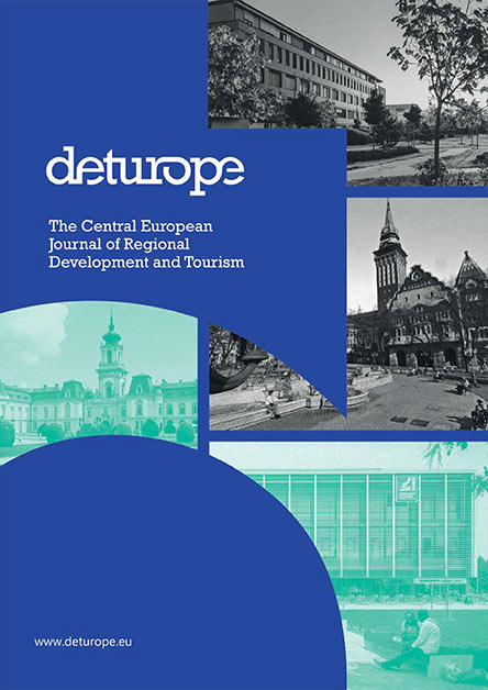 Deturope-the Central European Journal Of Regional Development And Tourism