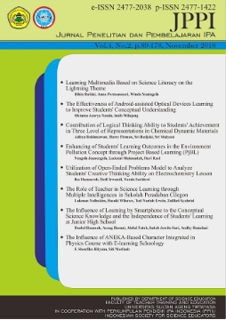 Jurnal Penelitian Dan Pembelajaran Ipa