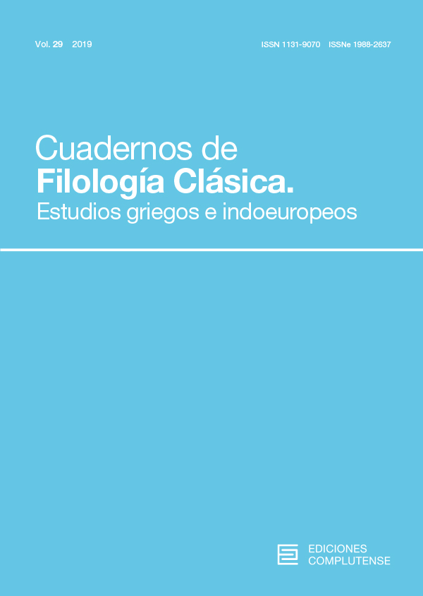 Cuadernos De Filologia Clasica-estudios Griegos E Indoeuropeos