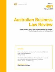 Australian Business Law Review