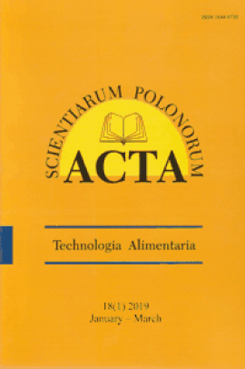 Acta Scientiarum Polonorum-technologia Alimentaria